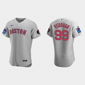 Alex Verdugo Boston Red Sox 2022 Little League Classic Authentic Jersey - Gray