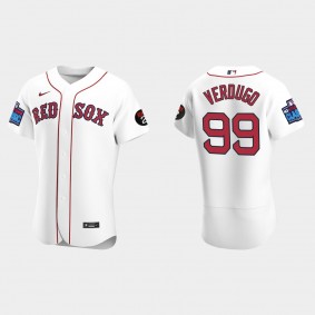 Alex Verdugo Boston Red Sox 2022 Little League Classic Authentic Jersey - White