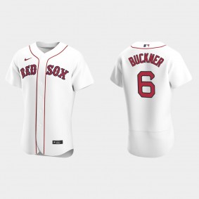 Men's Boston Red Sox Bill Buckner White Authentic Retired Player Jersey