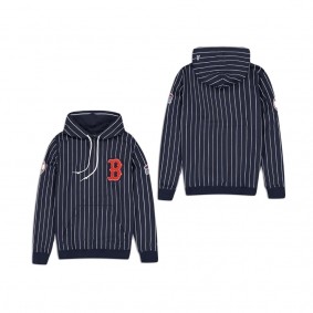 Boston Red Sox Logo Select Pinstripe Hoodie