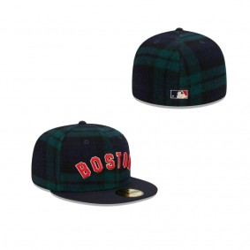 Boston Red Sox Plaid 59FIFTY Fitted Hat