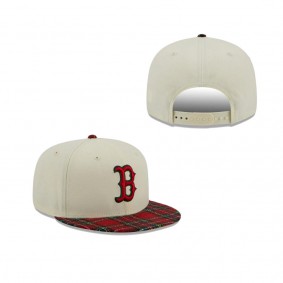 Boston Red Sox Plaid Visor 9FIFTY Snapback Hat