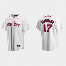 Men's Boston Red Sox Bret Saberhagen White Replica Retired Player Jersey