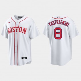 Boston Red Sox Carl Yastrzemski 2021 Patriots' Day Replica Jersey - White