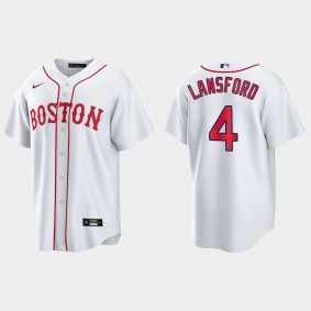 Boston Red Sox Carney Lansford 2021 Patriots' Day Replica Jersey - White