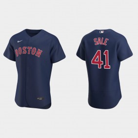 Chris Sale #41 Boston Red Sox Navy Authentic 2020 Alternate Jersey