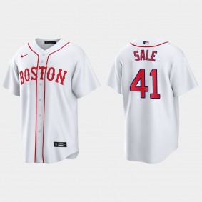 Boston Red Sox Chris Sale 2021 Patriots' Day Replica Jersey - White