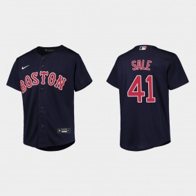 Youth Boston Red Sox Chris Sale Navy Replica Jersey