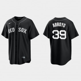 Boston Red Sox Christian Arroyo 2021 All Black Fashion Replica Jersey - Black White