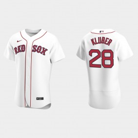 Corey Kluber Boston Red Sox Authentic Home Jersey - White