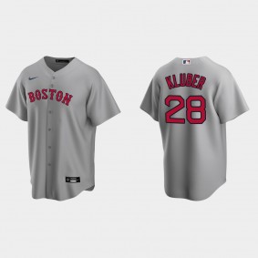 Boston Red Sox Corey Kluber Replica Road Jersey - Gray