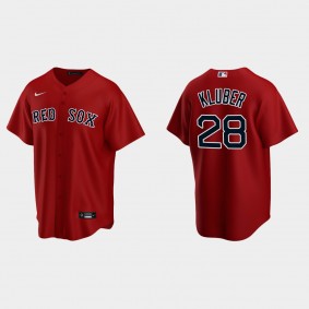 Boston Red Sox Corey Kluber Replica Alternate Jersey - Red