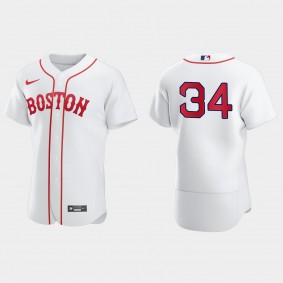 David Ortiz Boston Red Sox 2021 Patriots' Day Authentic Jersey - White