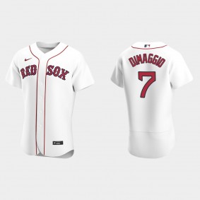 Men's Boston Red Sox Dom DiMaggio White Authentic Retired Player Jersey