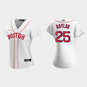 Women Boston Red Sox Don Baylor White 2021 Patriots' Day Replica Jersey