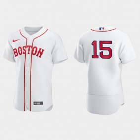 Dustin Pedroia Boston Red Sox 2021 Patriots' Day Authentic Jersey - White