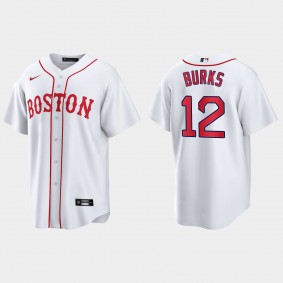 Boston Red Sox Ellis Burks 2021 Patriots' Day Replica Jersey - White