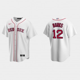 Men's Boston Red Sox Ellis Burks White Replica Retired Player Jersey