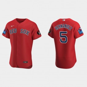 Enrique Hernandez Boston Red Sox 2022 Little League Classic Authentic Jersey - Red