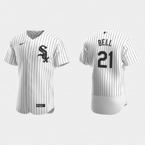 Men's Chicago White Sox George Bell White Authentic Retired Player Jersey