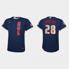 Youth Boston Red Sox J.D. Martinez Navy 2021 MLB All-Star Game Jersey