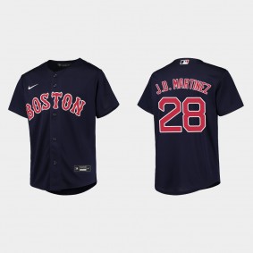 Youth Boston Red Sox J.D. Martinez Navy Replica Jersey