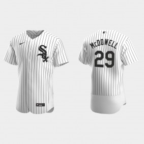 Men's Chicago White Sox Jack McDowell White Authentic Retired Player Jersey