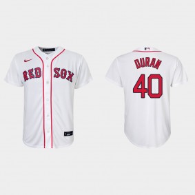 Youth Boston Red Sox Jarren Duran White Replica Home Jersey