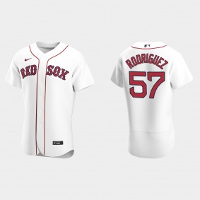 Joely Rodriguez Boston Red Sox Authentic Home Jersey - White