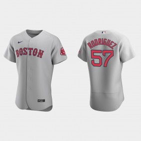 Joely Rodriguez Boston Red Sox Authentic Road Jersey - Gray