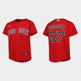 Youth Boston Red Sox Joely Rodriguez Red Replica Alternate Jersey