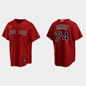 Boston Red Sox Kenley Jansen Replica Alternate Jersey - Red