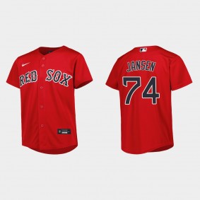 Youth Boston Red Sox Kenley Jansen Red Replica Alternate Jersey