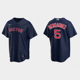 Boston Red Sox Kike Hernandez Replica Alternate Jersey - Navy