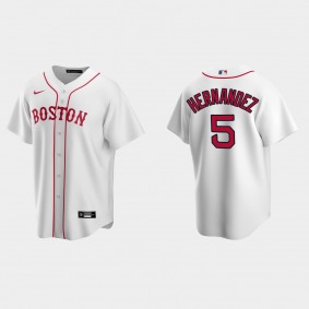 Boston Red Sox Kike Hernandez Replica Alternate Jersey - White