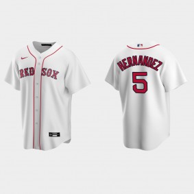 Boston Red Sox Kike Hernandez Replica Home Jersey - White