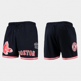 Boston Red Sox Navy Logo Mesh Shorts