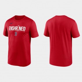 Men's Boston Red Sox David Ortiz Red Legend Enshrined T-Shirt