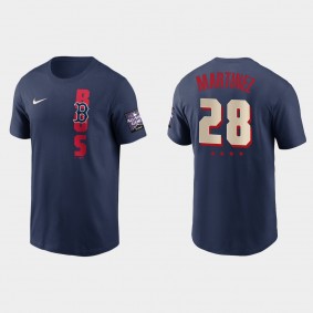 Men's Boston Red Sox J.D. Martinez Navy 2021 MLB All-Star Game T-Shirt