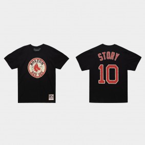 Men's Boston Red Sox Trevor Story Black Under the Lights T-Shirt