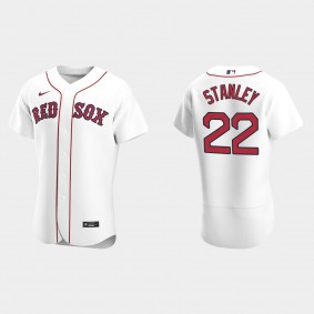 Men's Boston Red Sox Mike Stanley White Authentic Retired Player Jersey