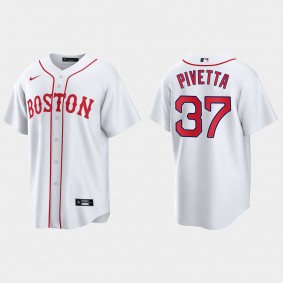 Boston Red Sox Nick Pivetta 2021 Patriots' Day Replica Jersey - White