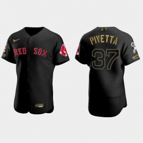 Nick Pivetta Boston Red Sox 2021 Salute to Service Jersey - All Black