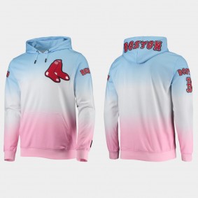 Boston Red Sox Blue Pink Ombre Pro Standard Hoodie