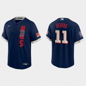 Boston Red Sox Rafael Devers 2021 MLB All-Star Game Replica Jersey - Navy