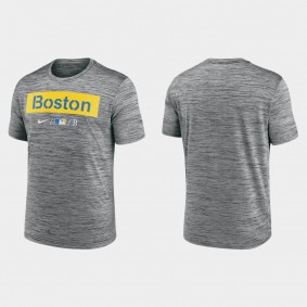 Boston Red Sox Anthracite 2021 City Connect Baseball Practice T-Shirt