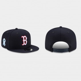 Men's Boston Red Sox 2021 Father's Day Navy 9FIFTY Snapback Hat