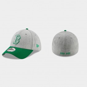 Men's Boston Red Sox 2021 St. Patrick's Day Gray Green Change Up Redux 39THIRTY Hat