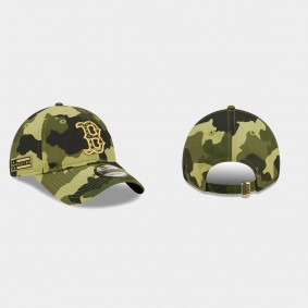 Men's Boston Red Sox 2022 Armed Forces Day Camo 9TWENTY Adjustable Hat