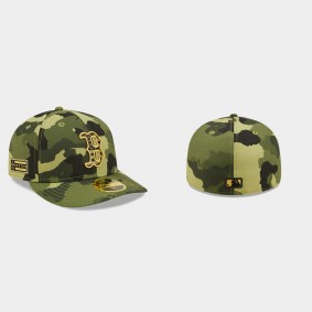 Men's Boston Red Sox 2022 Armed Forces Day Camo Low Profile 59FIFTY Hat